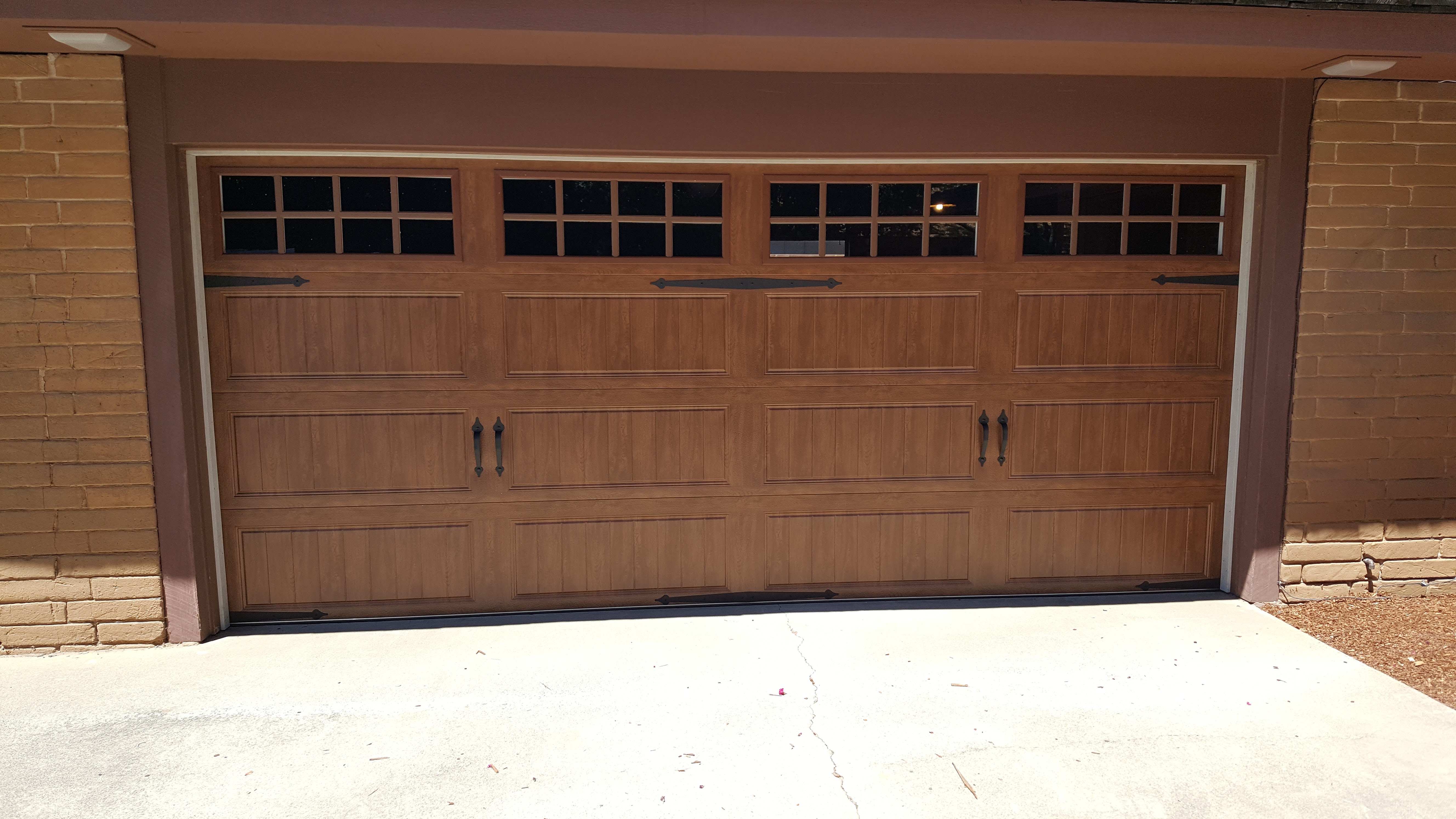 Private Wooden Garage Door