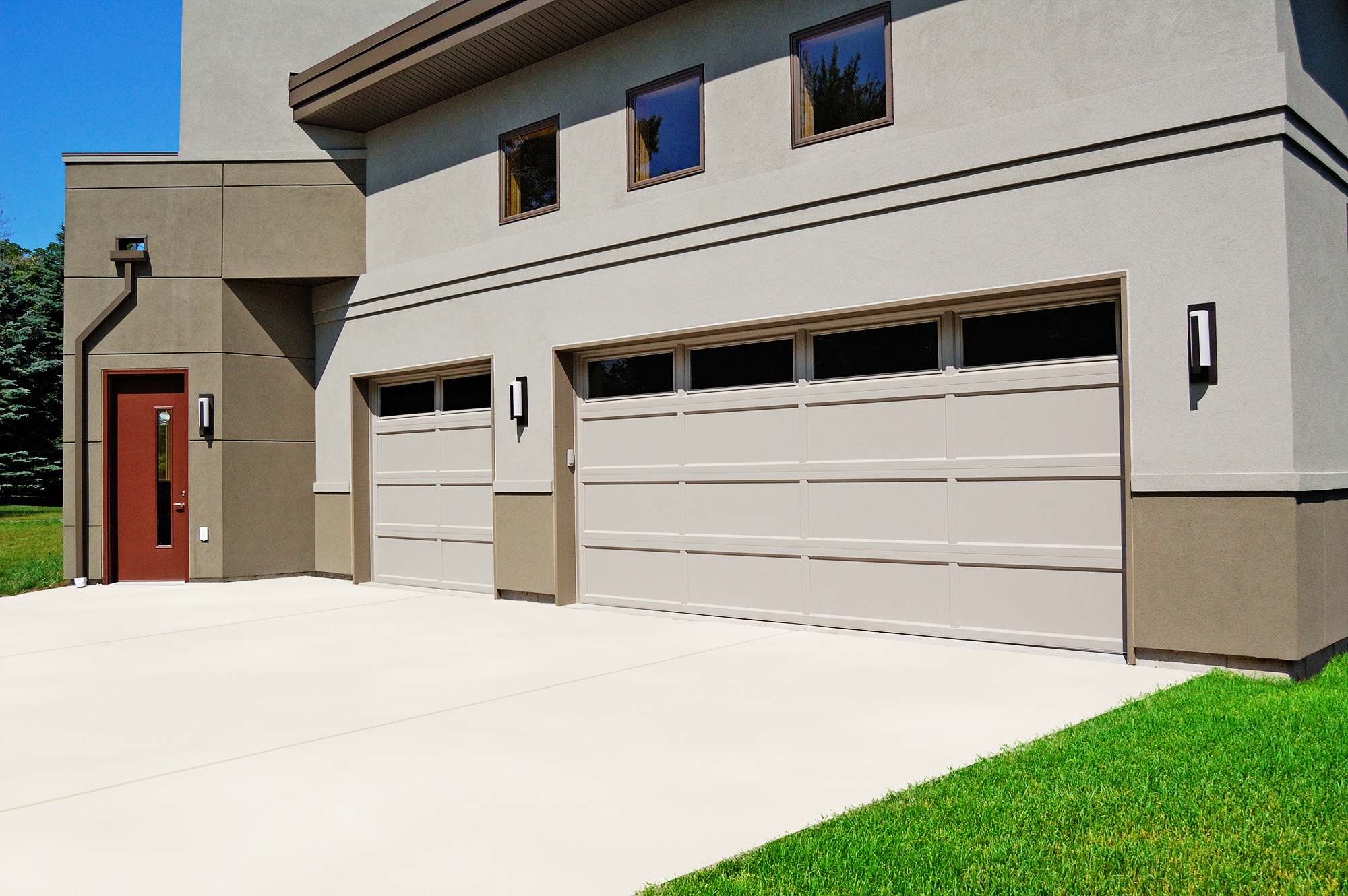 Quality springs in light garage door